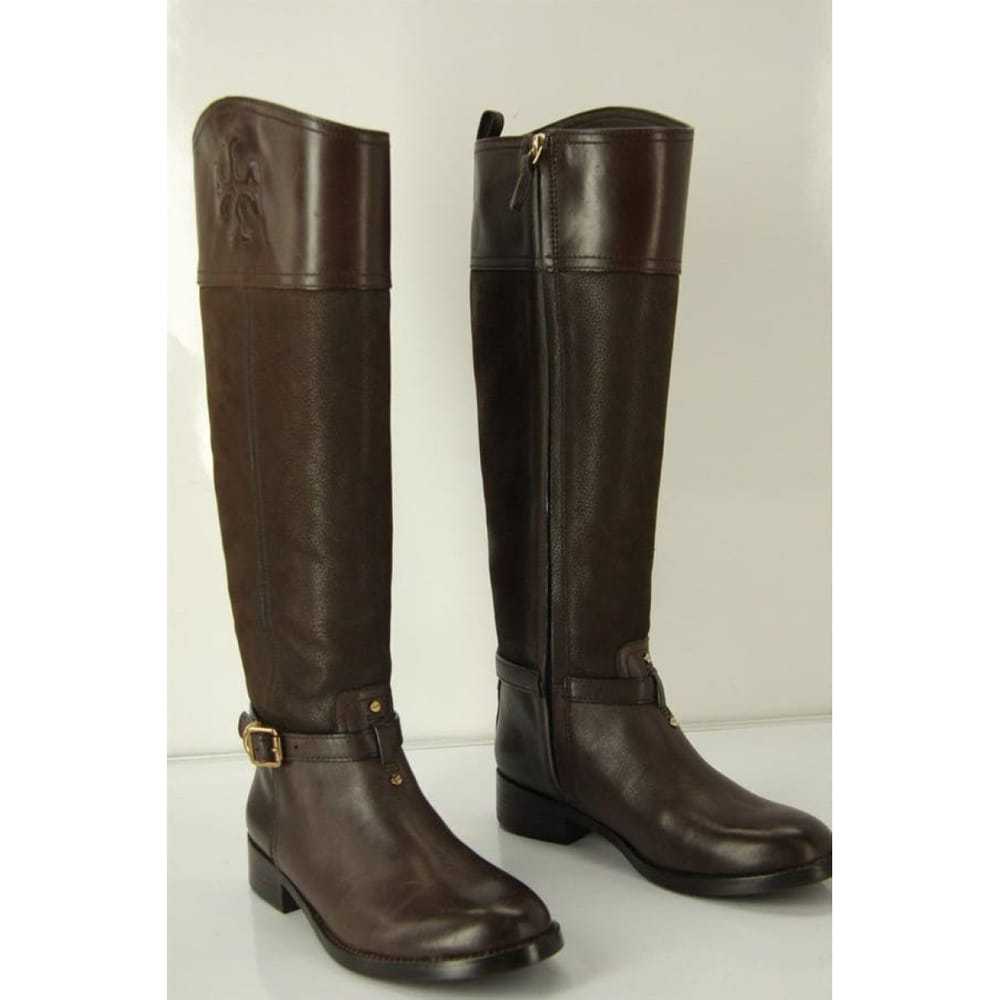 Tory Burch Leather riding boots - image 3