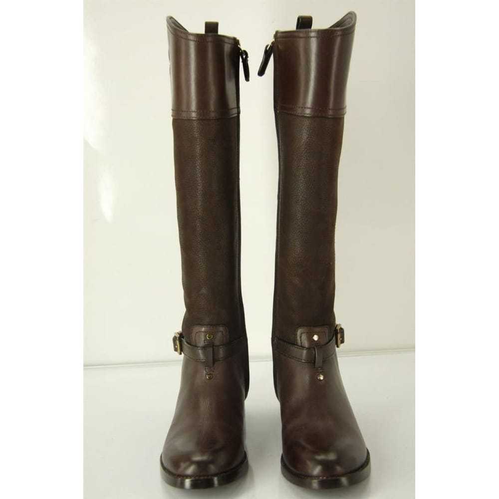 Tory Burch Leather riding boots - image 5
