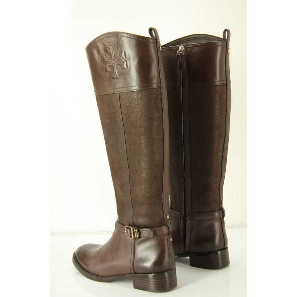 Tory Burch Leather riding boots - image 6