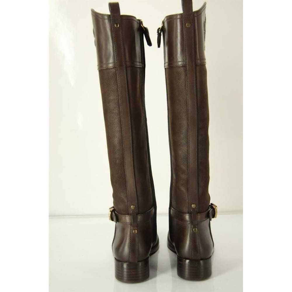 Tory Burch Leather riding boots - image 7