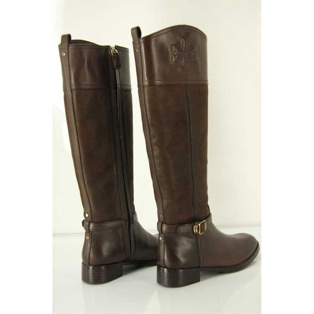 Tory Burch Leather riding boots - image 8