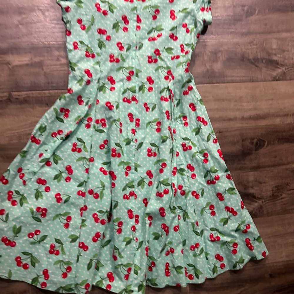 Heart of Haute mint green cherry  Sweetie Dress - image 11