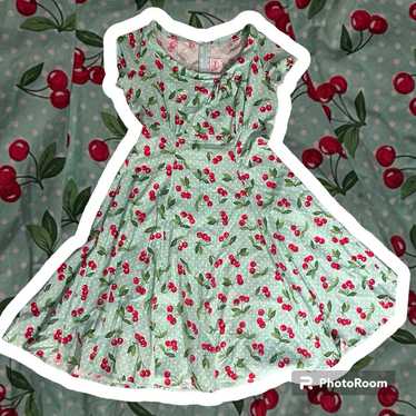 Heart of Haute mint green cherry  Sweetie Dress - image 1