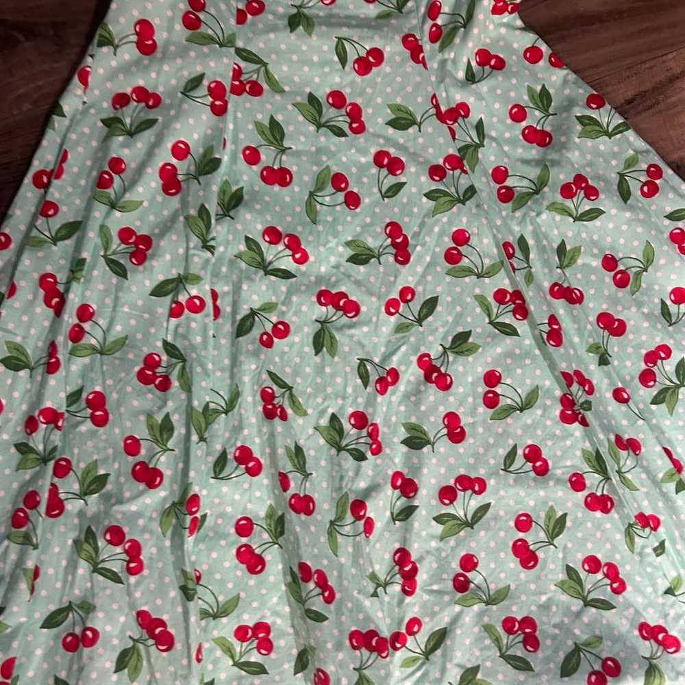 Heart of Haute mint green cherry  Sweetie Dress - image 3