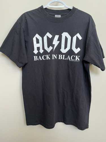Ac/Dc × Vintage VINTAGE 2003 AC/DC BACK IN BLACK S