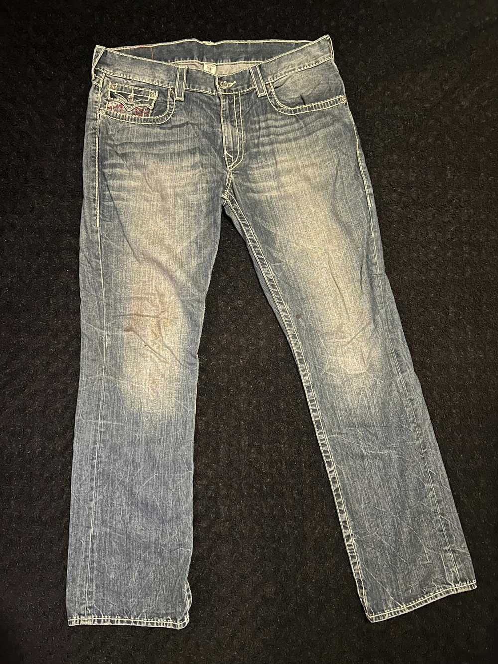 True Religion True Religion Straight Leg Contrast… - image 1