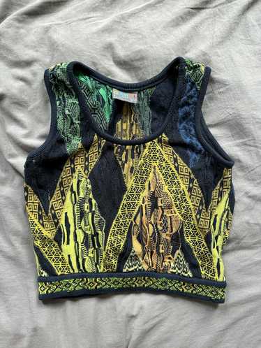 Coogi Vintage Coogi Cropped knitted Vest Tank-top