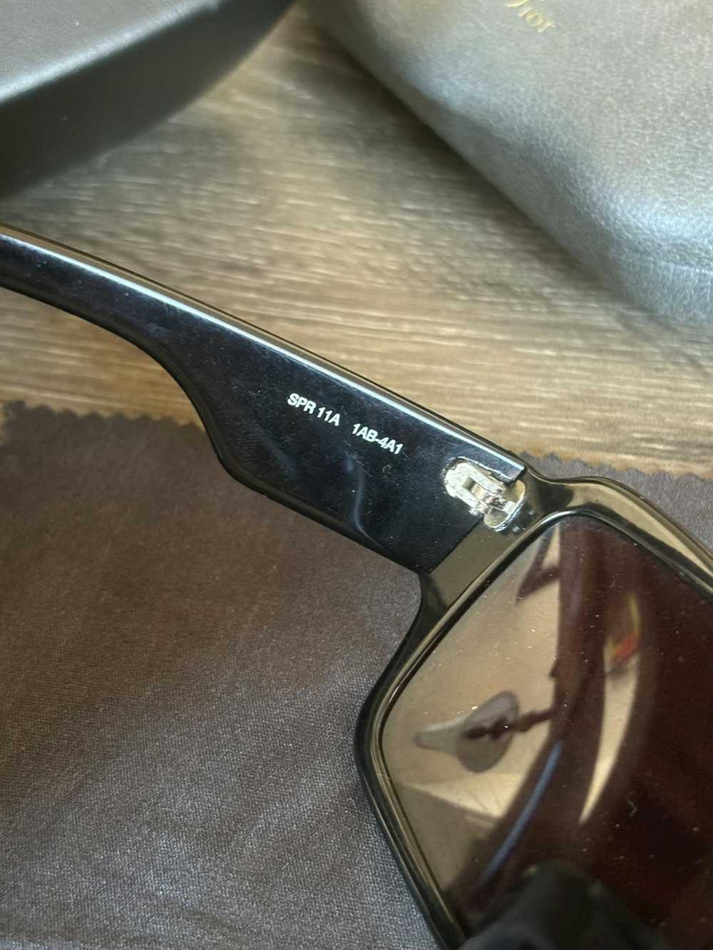 Prada Prada Black Square Frame Sunglasses - image 10