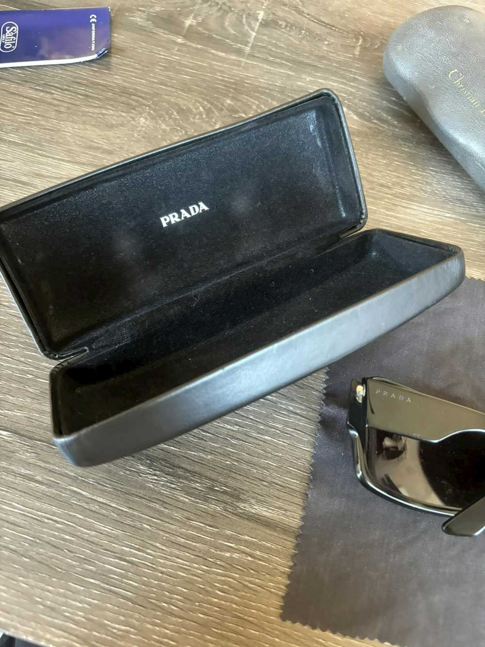 Prada Prada Black Square Frame Sunglasses - image 11