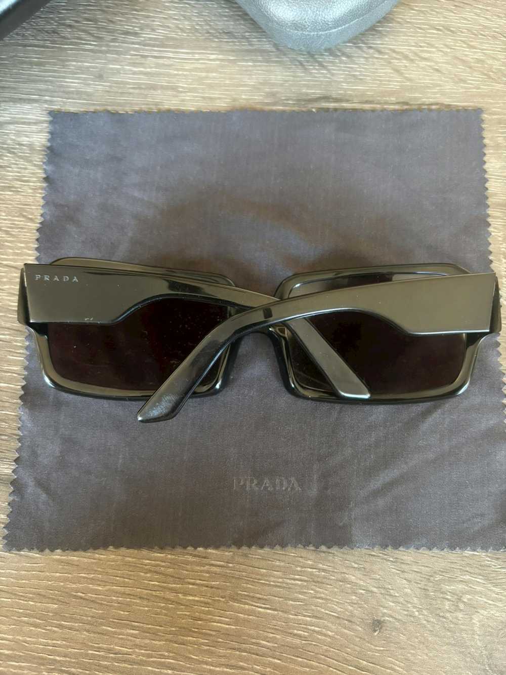 Prada Prada Black Square Frame Sunglasses - image 3