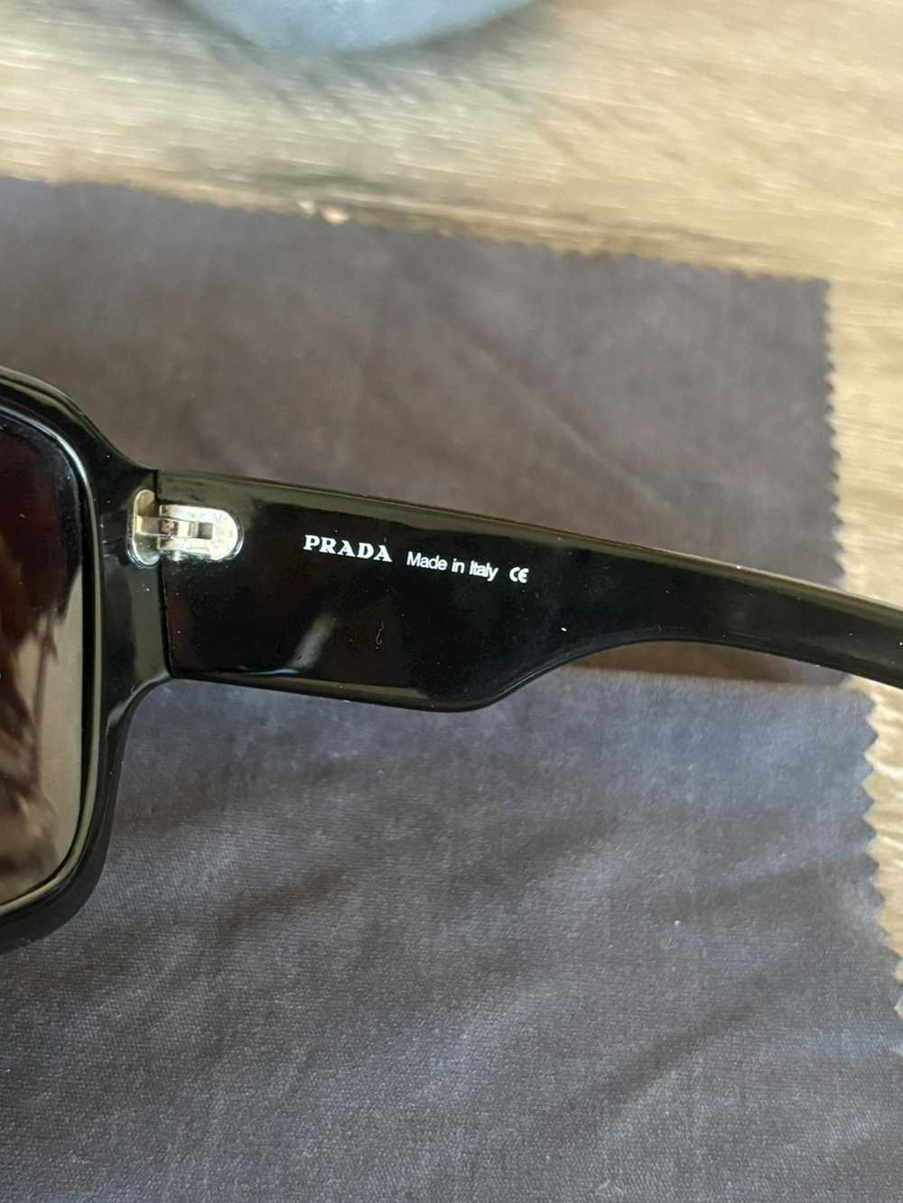 Prada Prada Black Square Frame Sunglasses - image 9