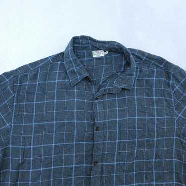 Faherty Faherty Windowpane Flannel Shirt Mens Siz… - image 1