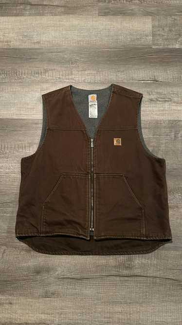 Carhartt Vintage Brown carhartt lined vest