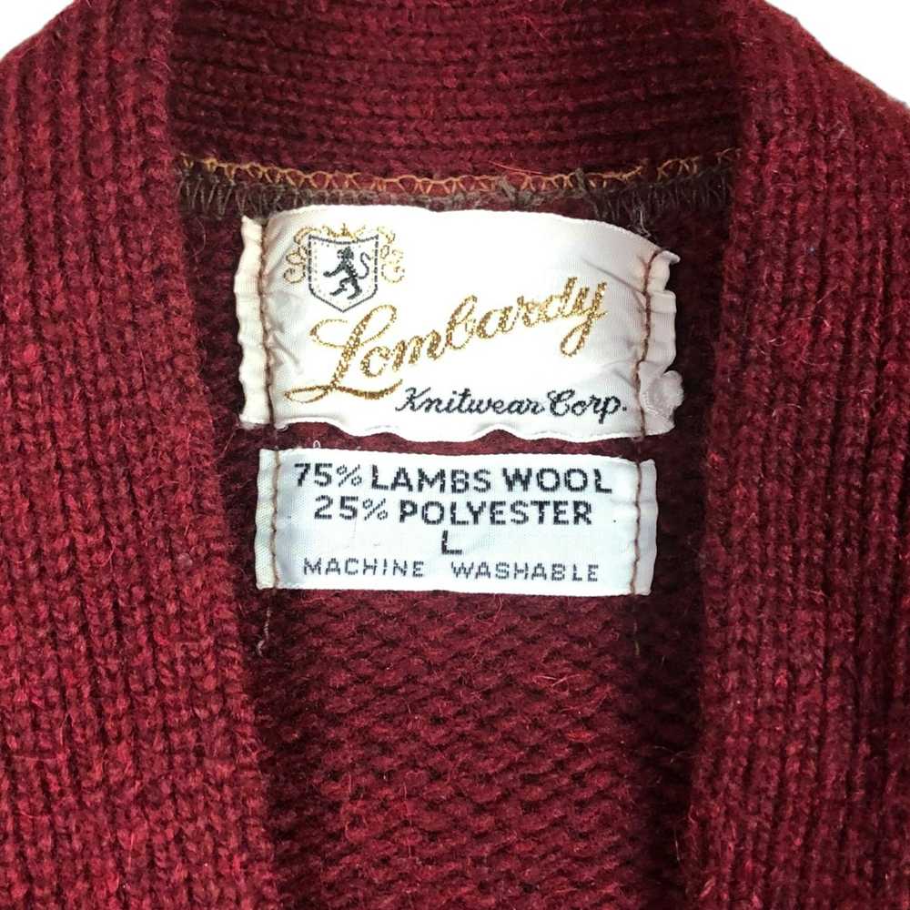 Vintage Lombardy Knitwear Corp 60s 70s Cardigan S… - image 3