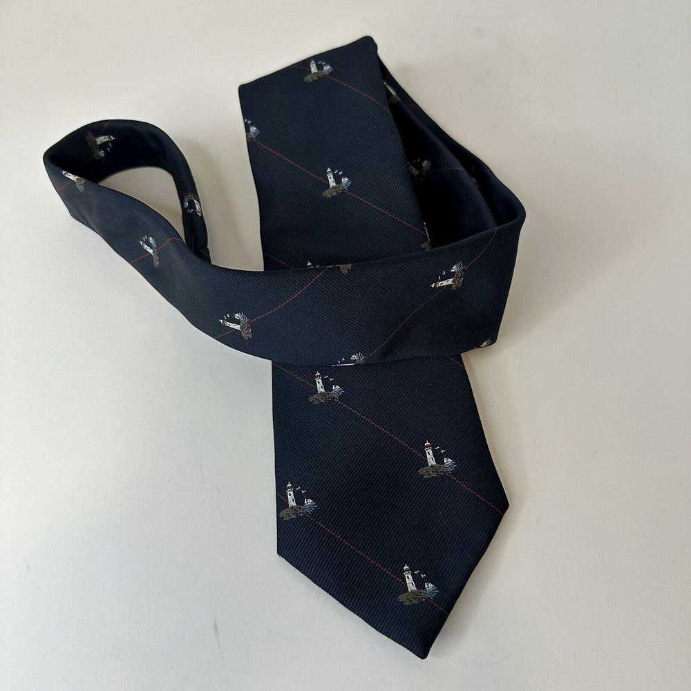 Other Alynn Neckwear, Tie, Navy "Light House" Pol… - image 8