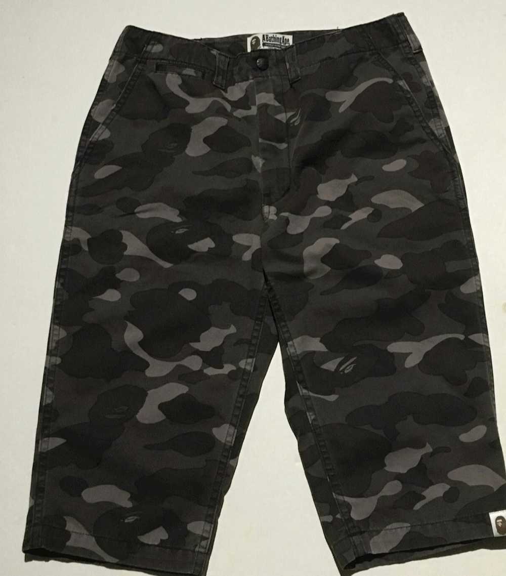 Bape Bape black camo shorts - image 1