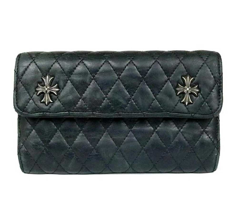 Chrome Hearts Chrome Hearts #4 Quilted Wave Wallet - image 1