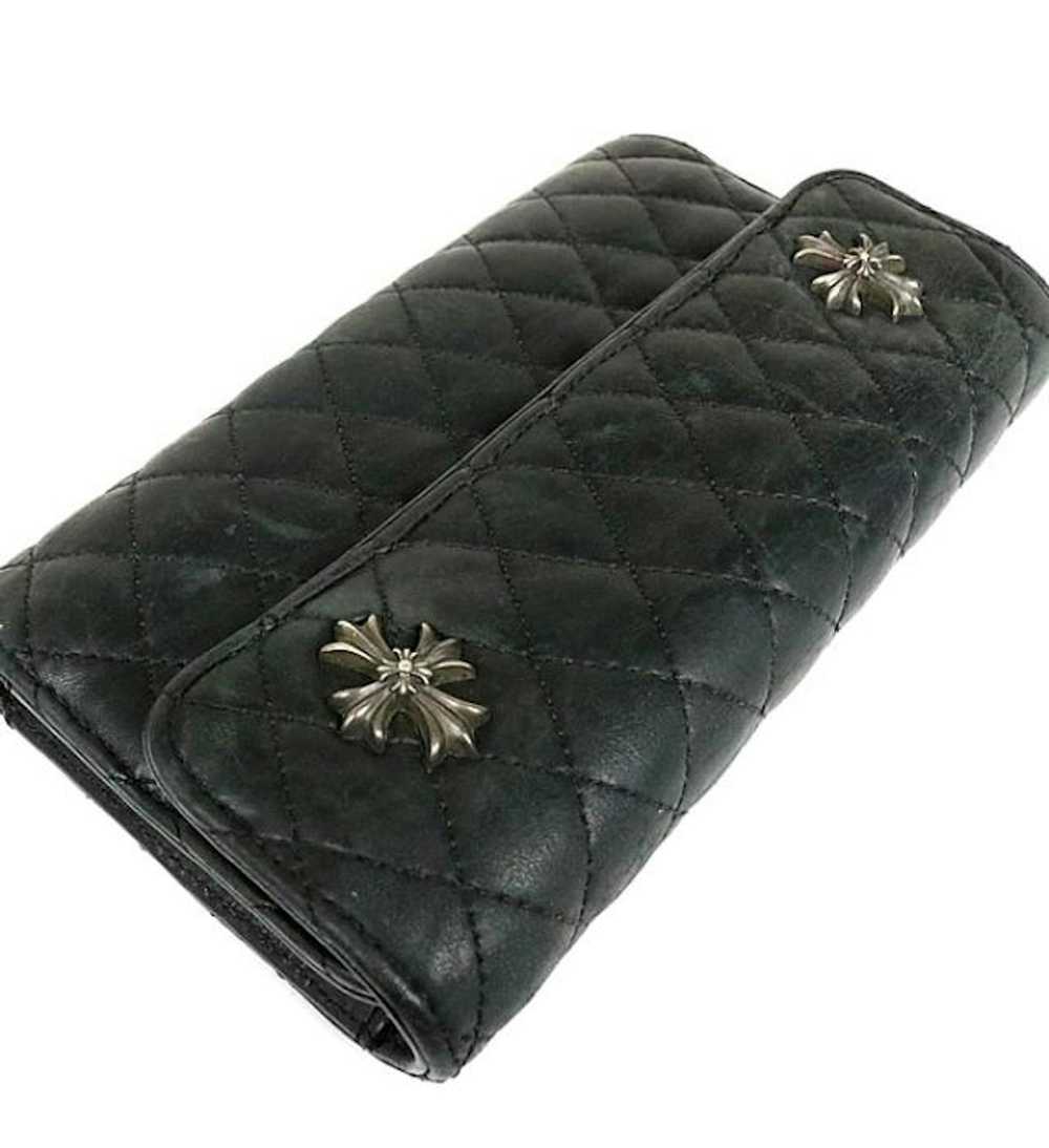 Chrome Hearts Chrome Hearts #4 Quilted Wave Wallet - image 4