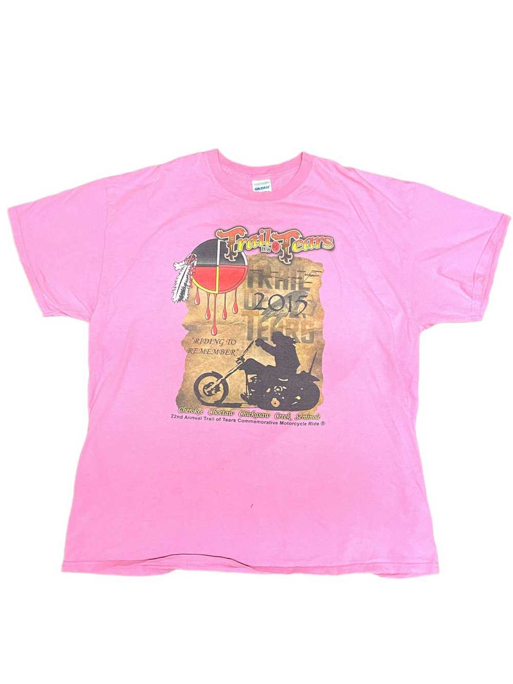 Indian Motercycles × Tee Shirt × Vintage Vintage … - image 1