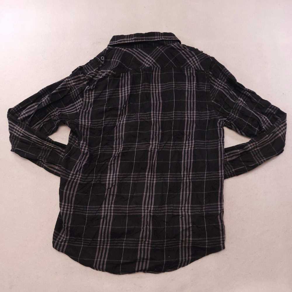 Helix Helix Tartan Flannel Long Sleeve Shirt Mens… - image 10