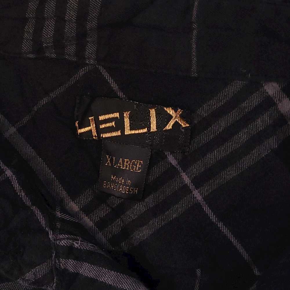 Helix Helix Tartan Flannel Long Sleeve Shirt Mens… - image 3