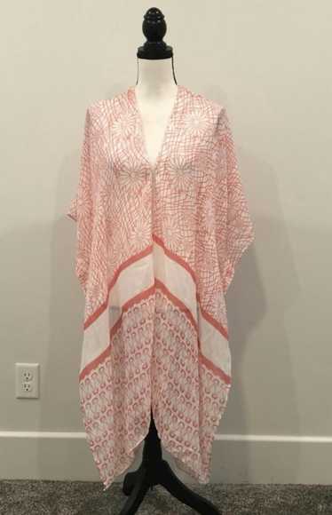 Other Woven Heart Kimono Cover Up
