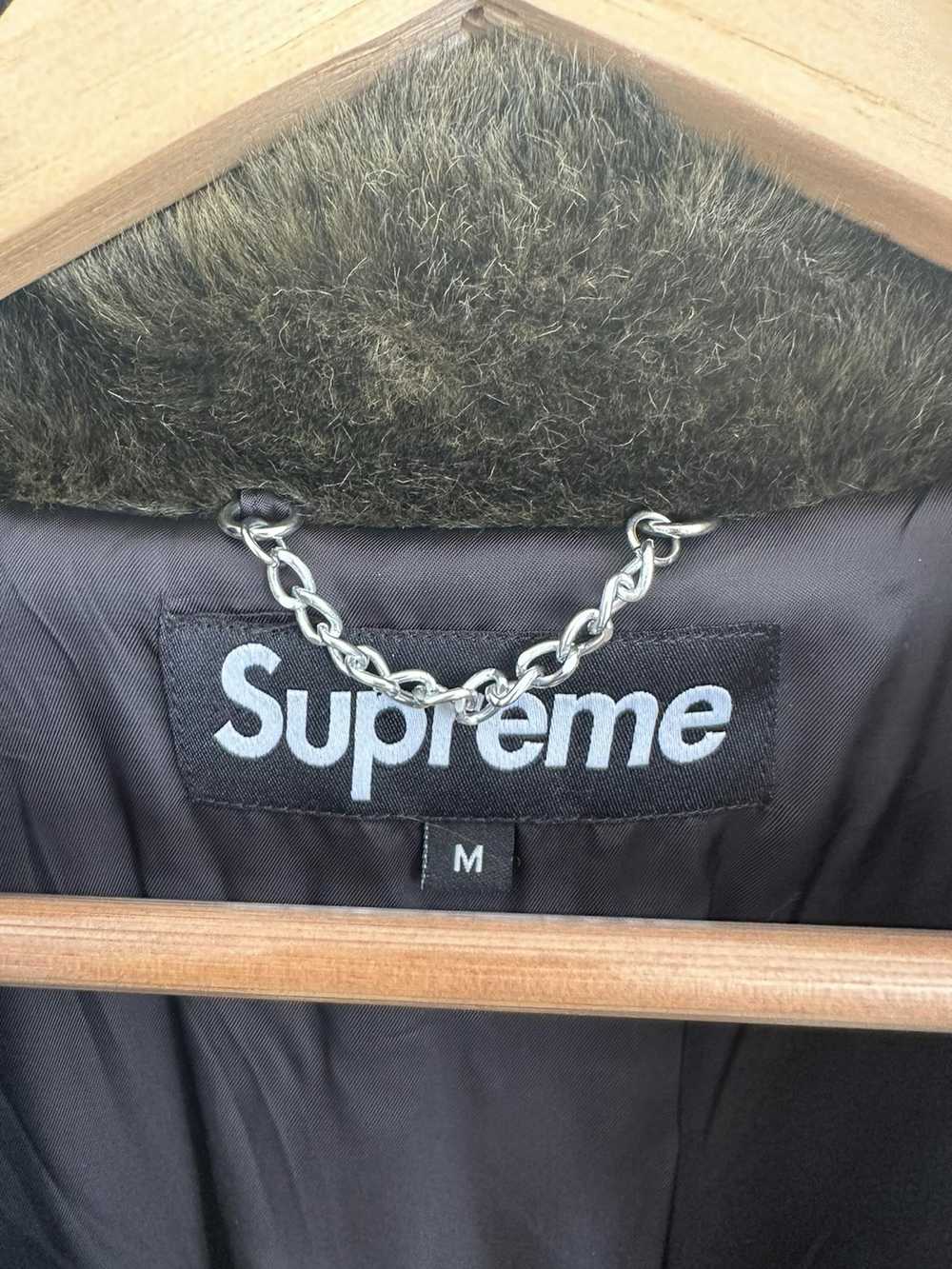 Supreme Faux Fur Patchwork Coat - image 6