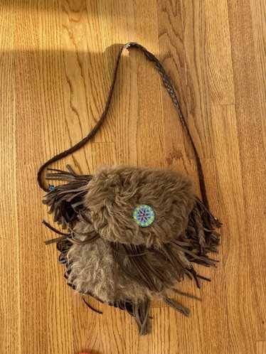 Native × Vintage Native American Buffalo Fur Bag