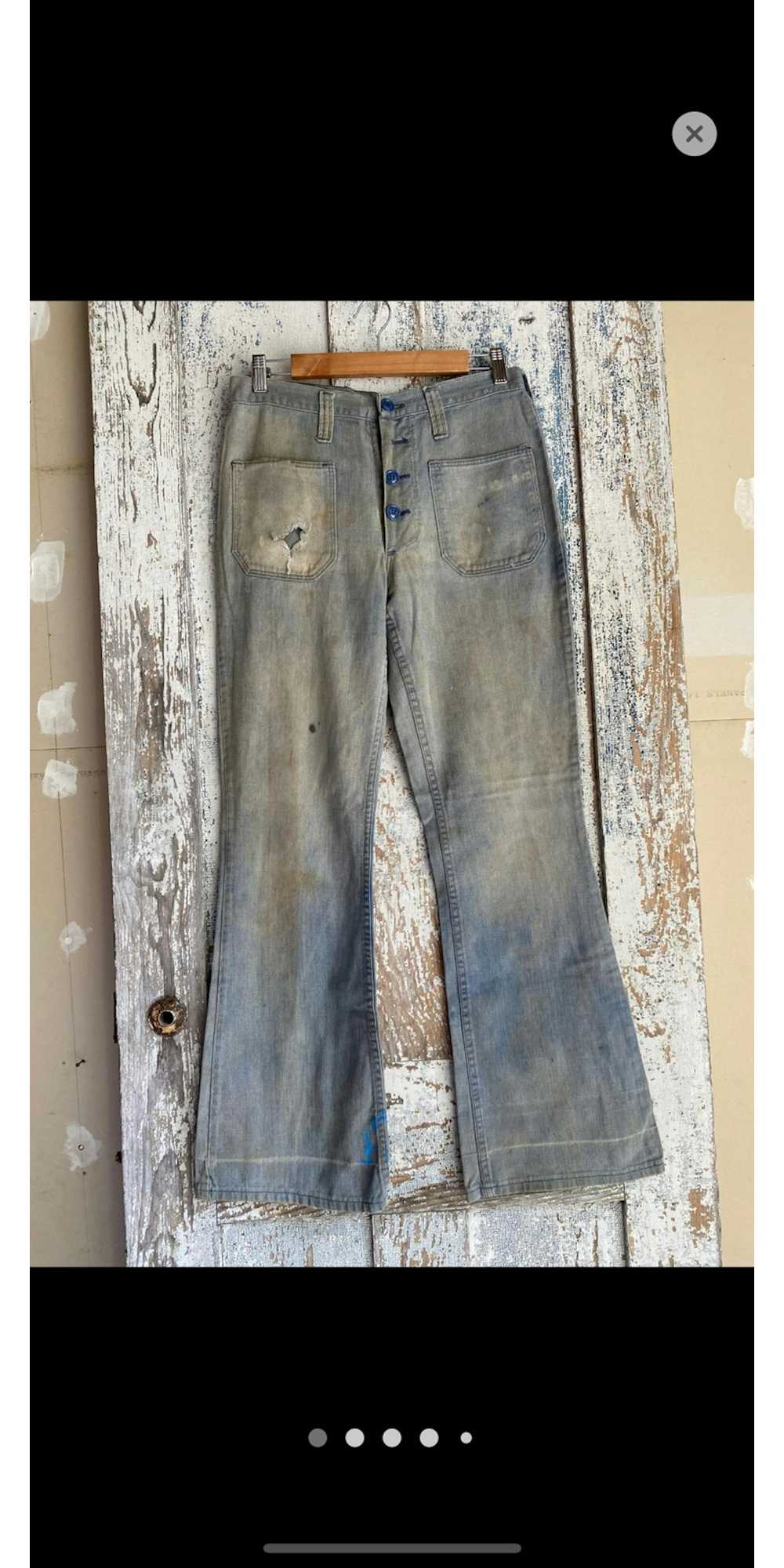 Vintage × Wrangler Vintage womens 1970s Faded Wra… - image 1