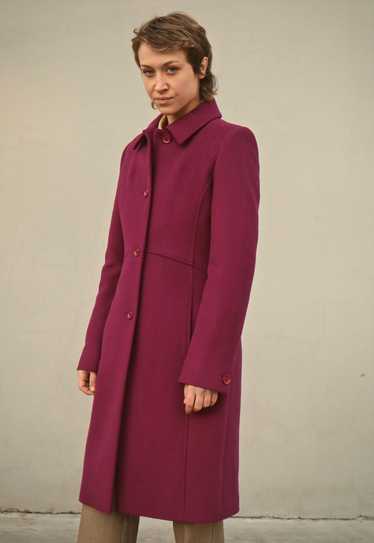 Vintage nos Max Mara wool coat 60s style