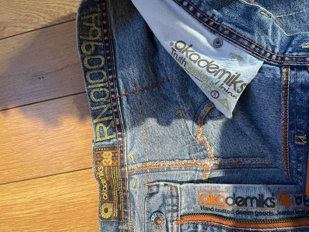 Akademiks × Rare Rare Embroidered Akademiks Jeans - image 6