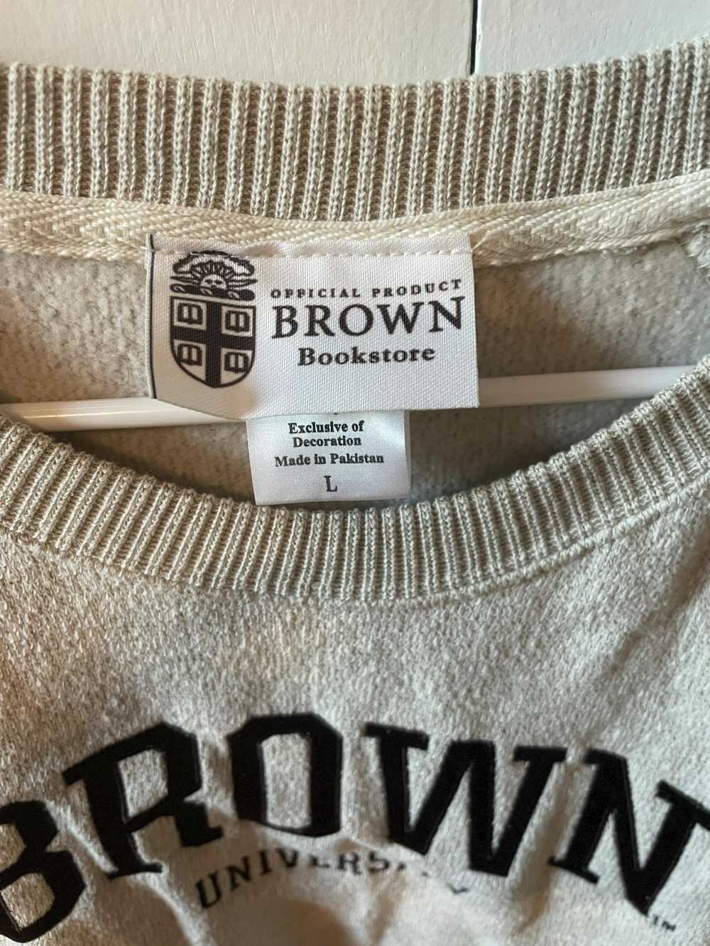Collegiate × Vintage Brown University Knit Sweater - image 3