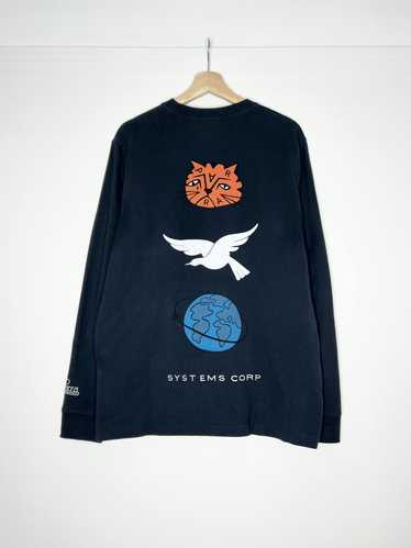 Parra Parra "Systems Corp" Long Sleeve Navy Size S