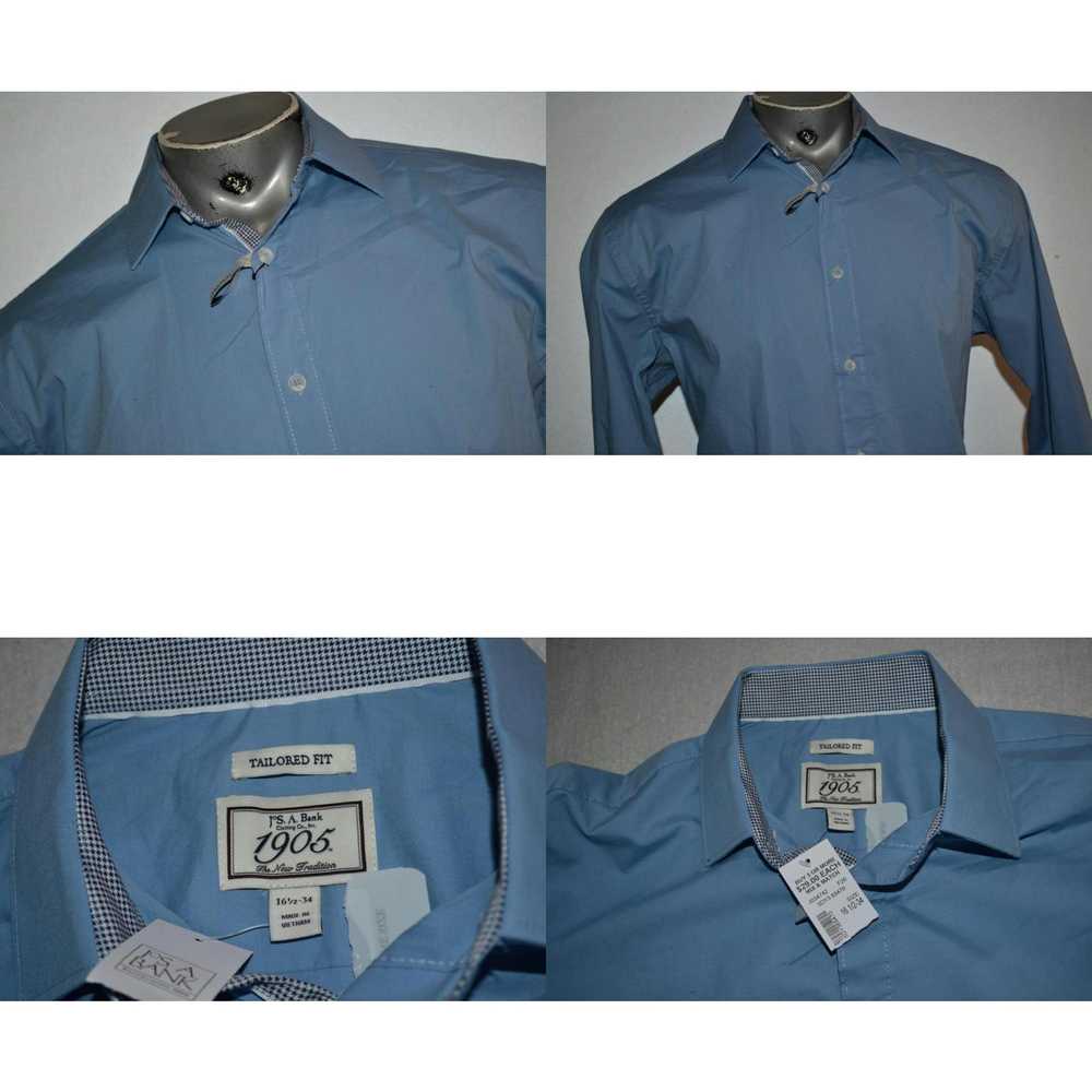 Jos. A. Bank 30804 Jos A Bank Dress Shirt Blue Co… - image 4