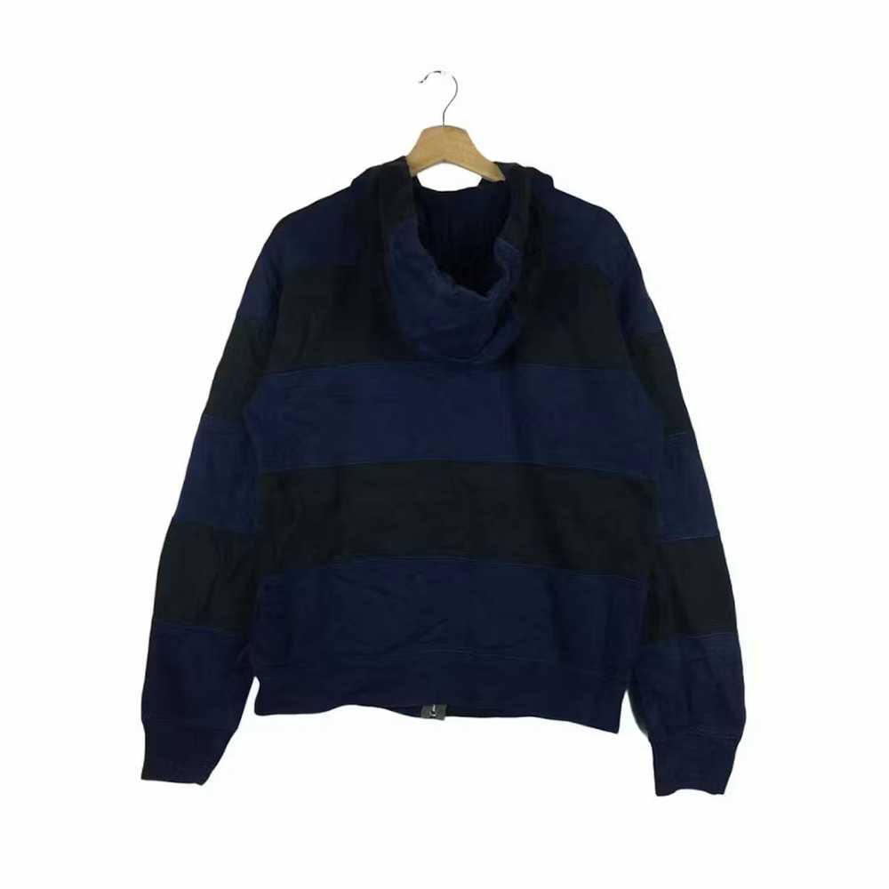 Habitat Vtg HABITAT JAPAN Striped Hoodie Jacket B… - image 2