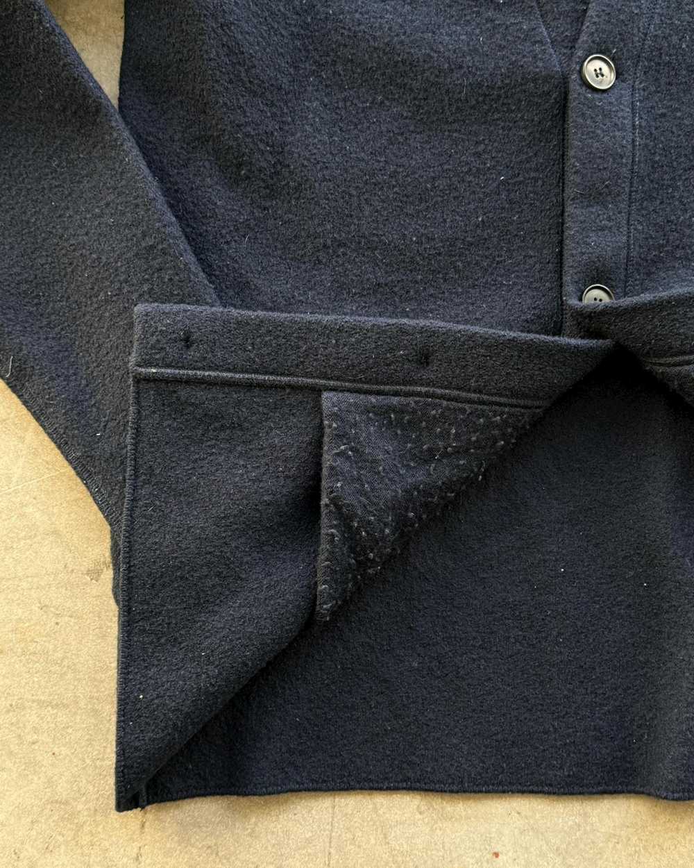 Billy Reid Billy Reid Boiled Merino Wool Cardigan - image 6