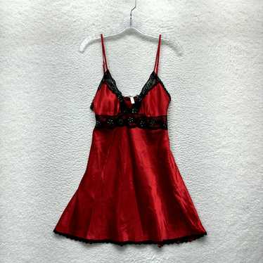 Vintage Blossom Chemise Negligee Slip Dress Linge… - image 1
