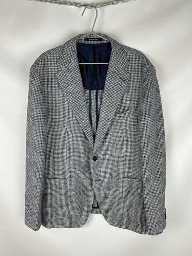 Tagliatore check-pattern notched-lapels blazer - Brown