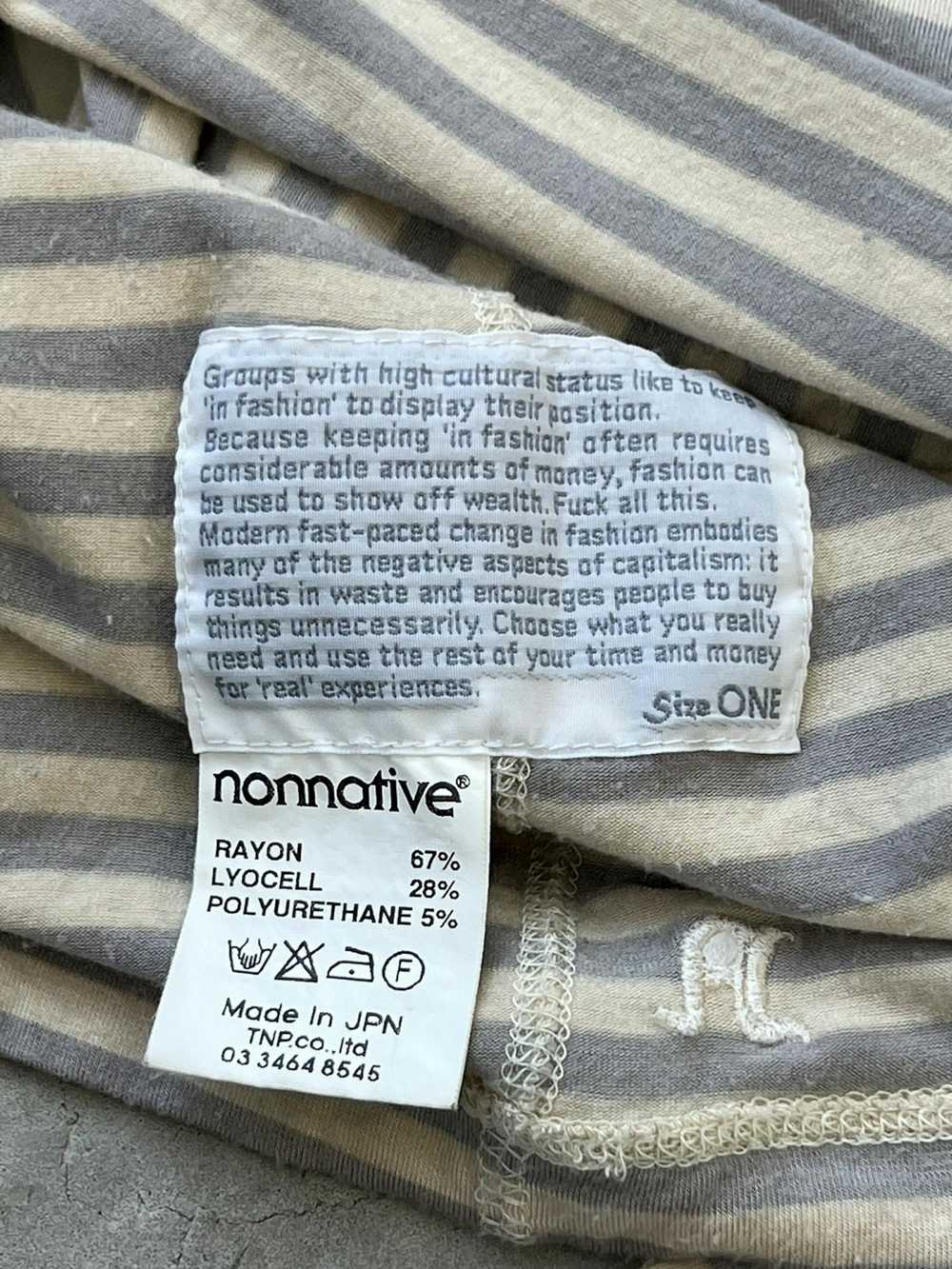 Nonnative Nonnative Soft Striped LongSleeve Polo - image 9