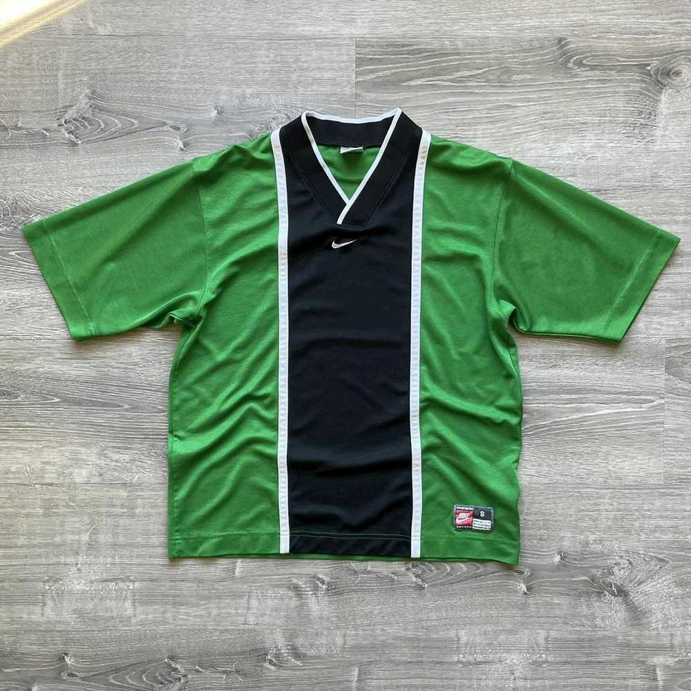 Nike × Streetwear × Vintage Vintage 90's Green Ni… - image 1