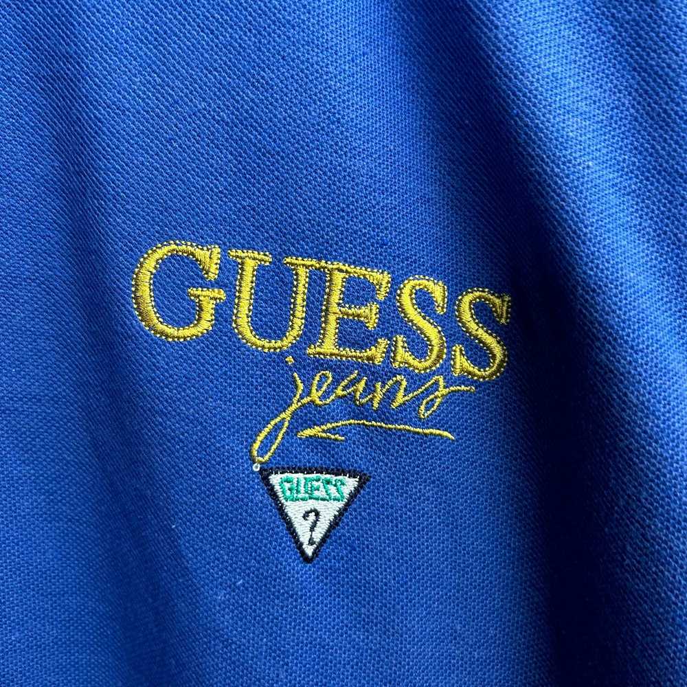 Guess × Vintage Vintage 90’s Guess Polo Tee Size … - image 4