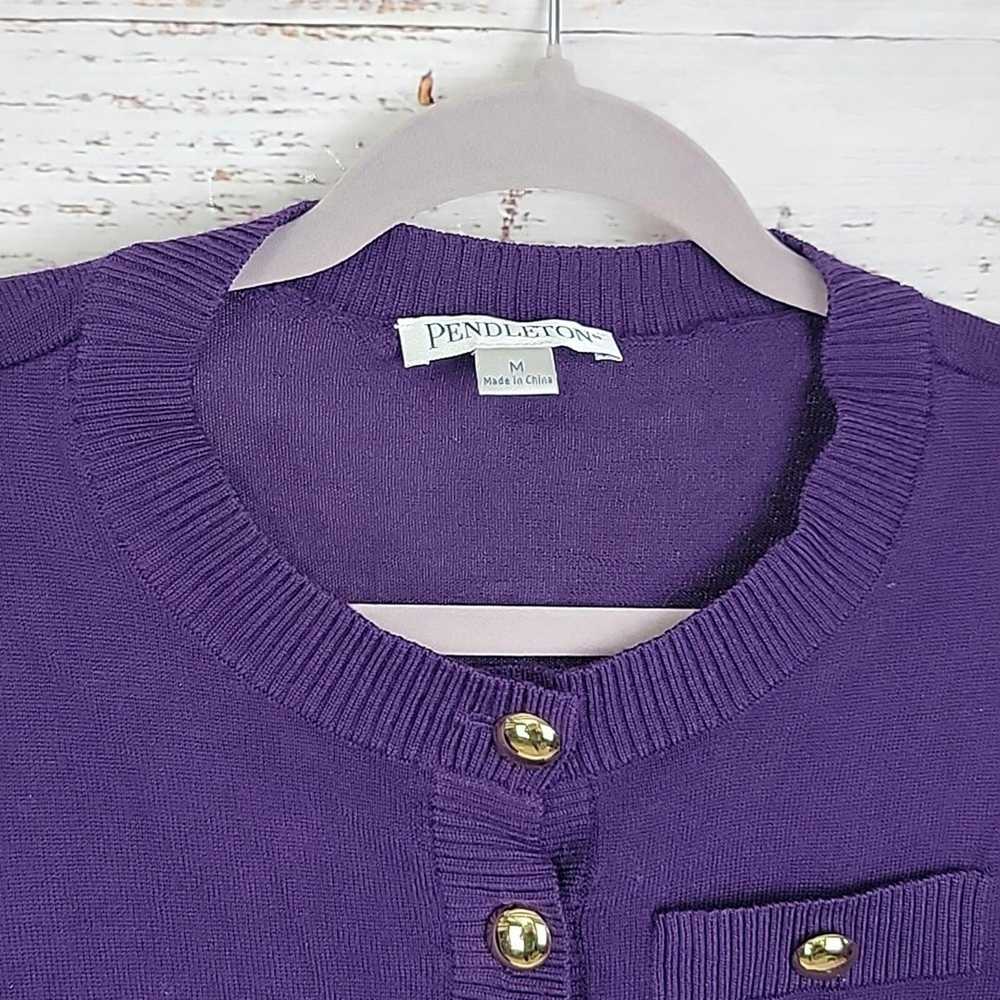 Pendleton Vintage Pendleton Purple Wool Women's C… - image 11