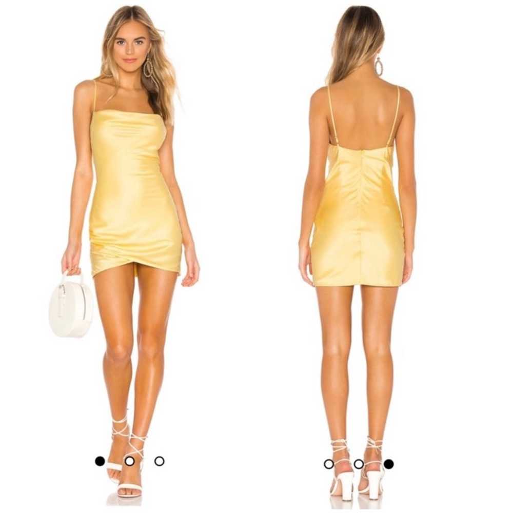 Majorelle Laurena Mini Dress in Butter Yellow SZ … - image 1