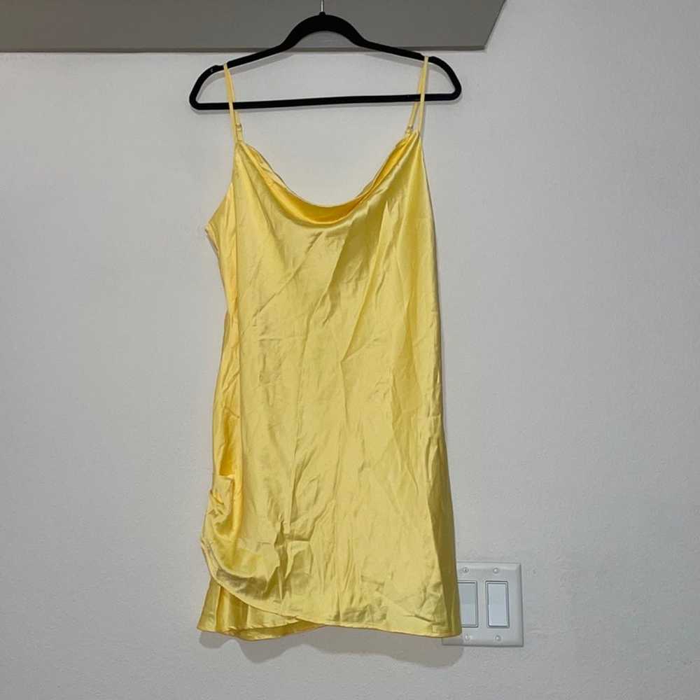 Majorelle Laurena Mini Dress in Butter Yellow SZ … - image 2