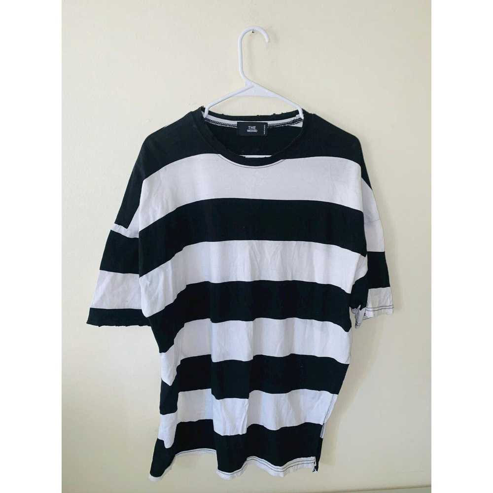 The Weeknd The Weeknd Striped T Shirt Seoul Unapo… - image 1