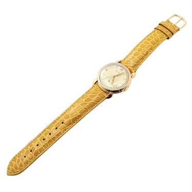 Movado Movado 18k Yellow Gold Automatic Bumper Al… - image 1