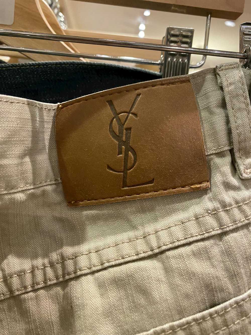 Yves Saint Laurent YSL Khaki Pants - image 3