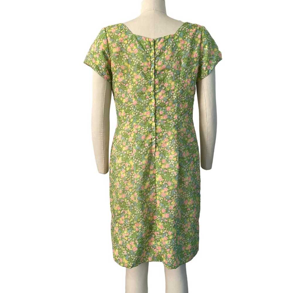 1960s Mod Floral Dress - image 3