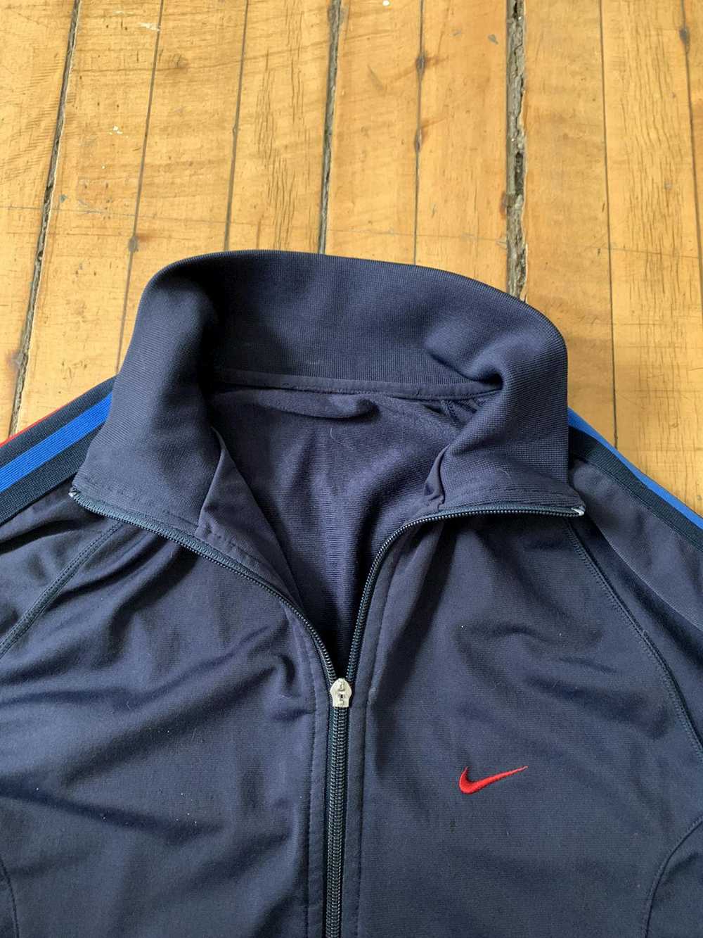 Nike × Vintage Vintage Nike track jacket stripe m… - image 6