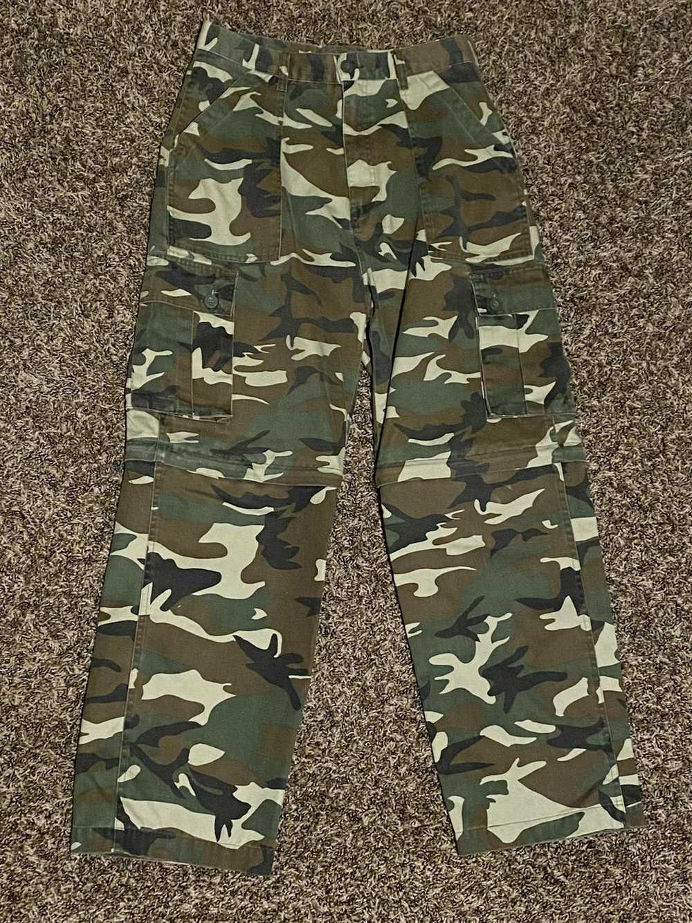 Camo camo cargo pants - image 1